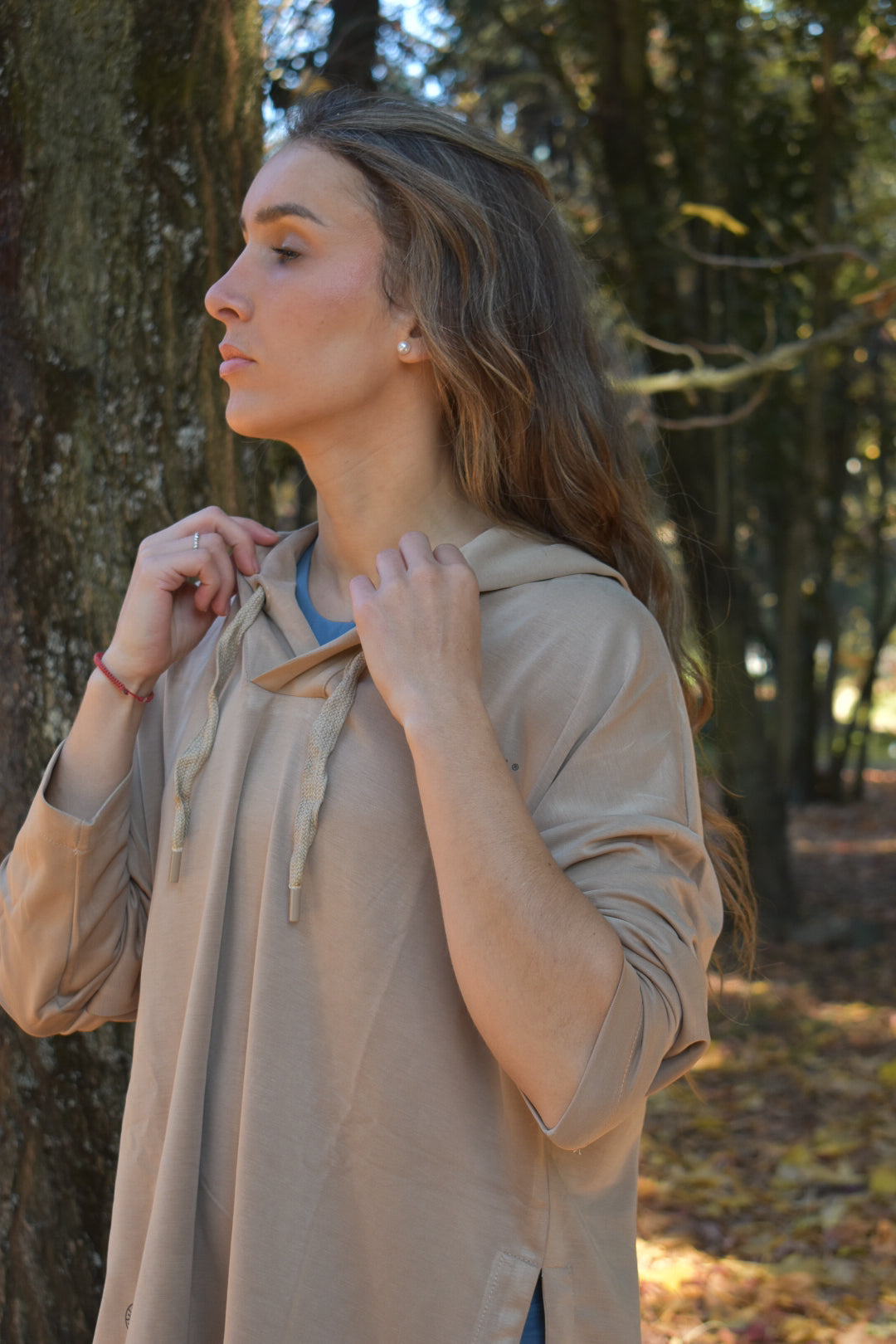 Hoddie Llaima - Taupe