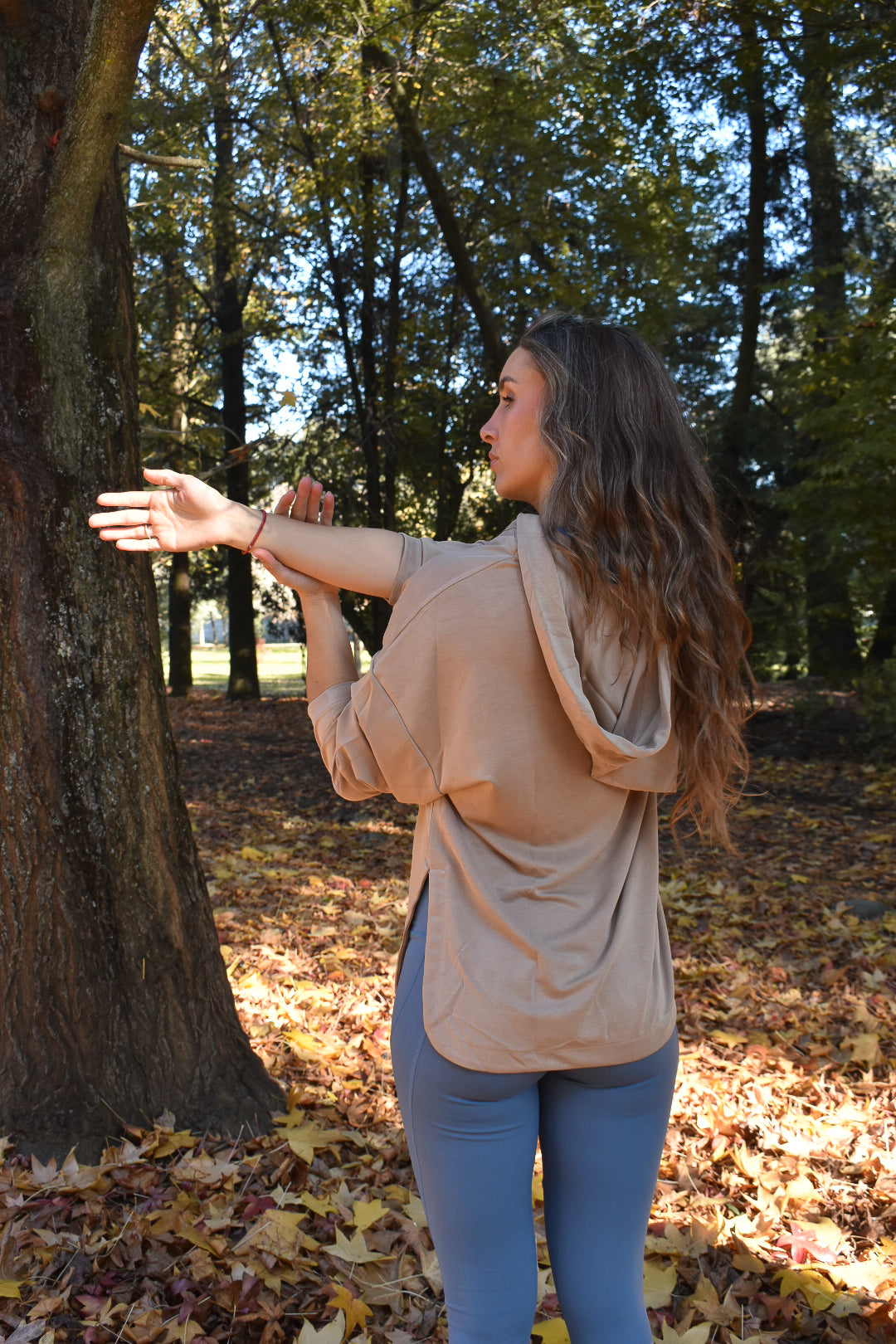 Hoddie Llaima - Taupe