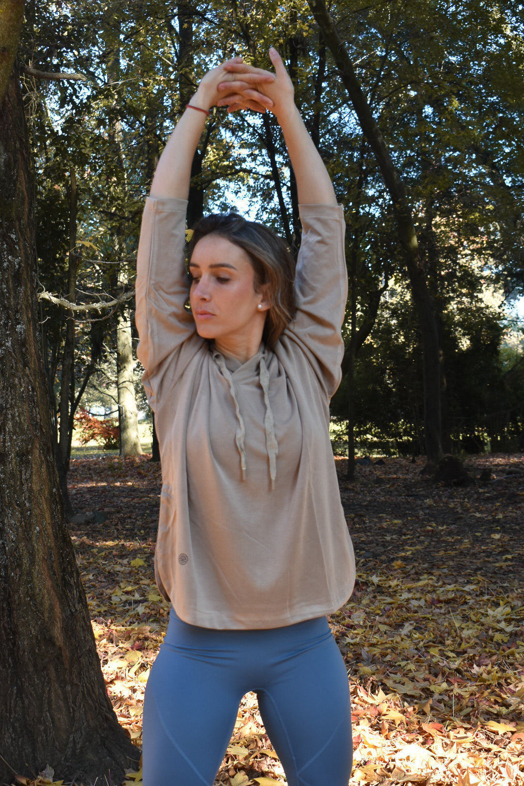 Hoddie Llaima - Taupe