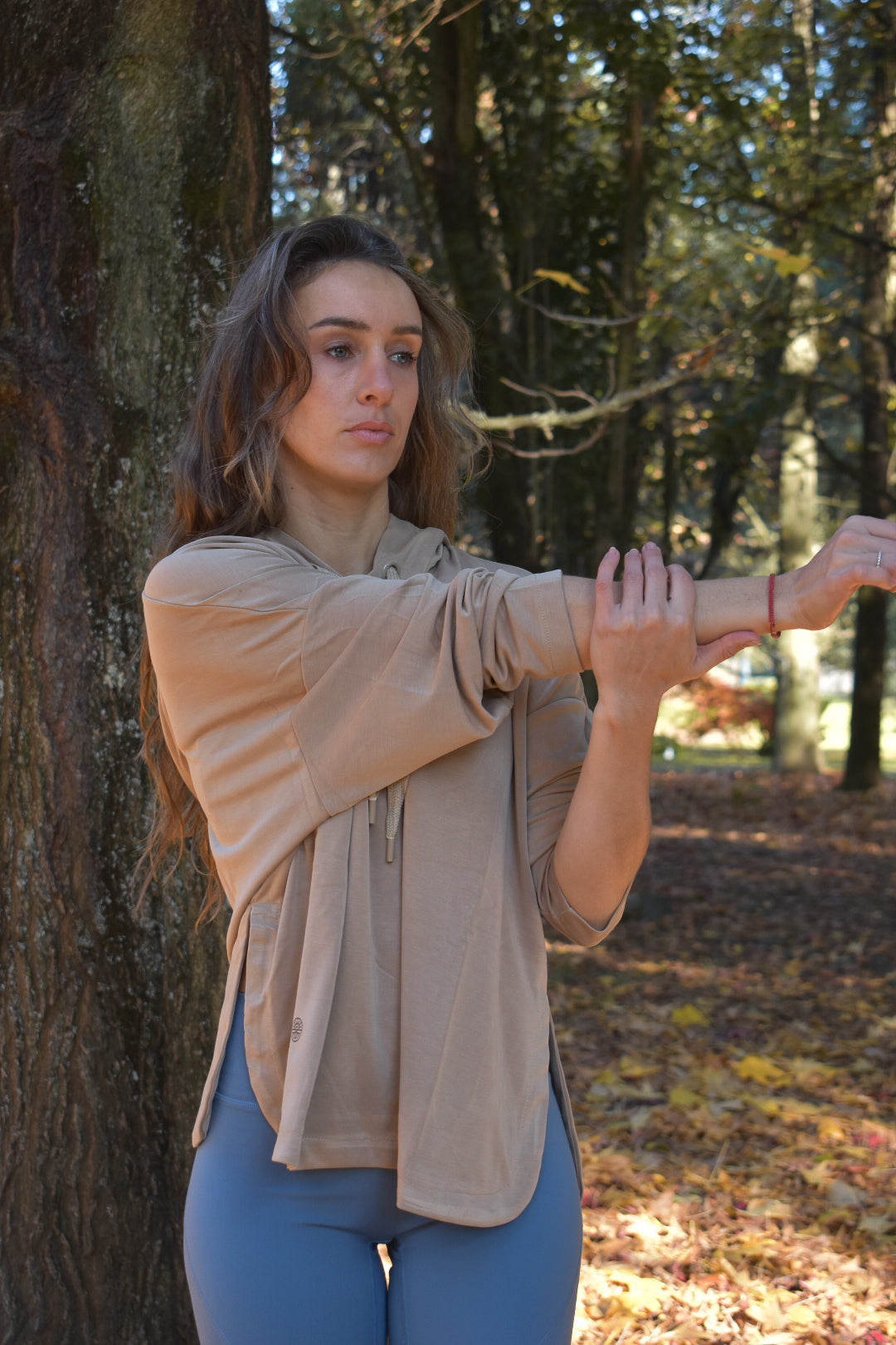 Hoddie Llaima - Taupe